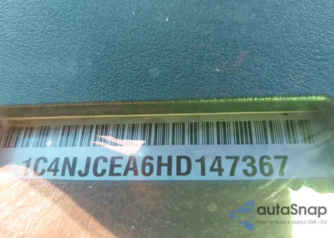 2017 Jeep Compass Latitude Fwd z USA, uszkodzony, nr VIN 1C4NJCEA6HD147367